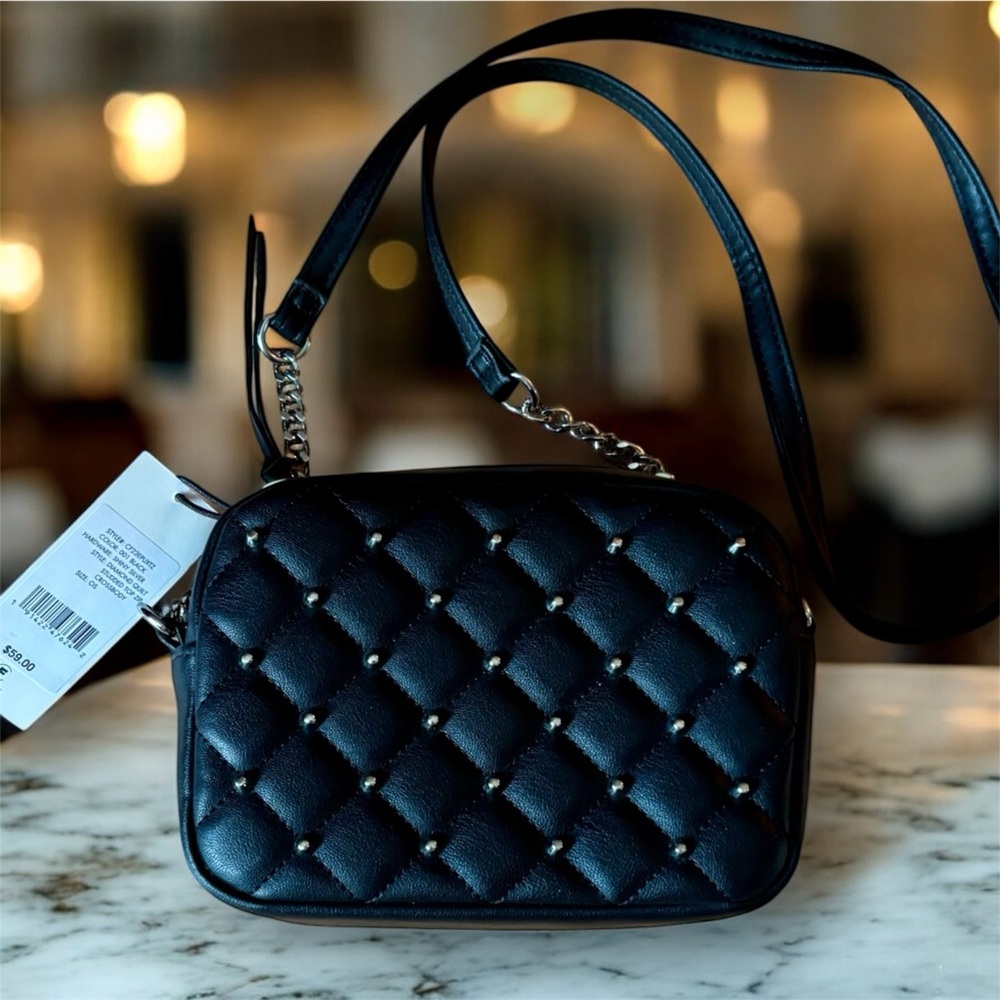 Rebecca Minkoff QUILTED STUDDED CROSSBODY